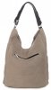 Kožené kabelka shopper bag Genuine Leather zemitá G100